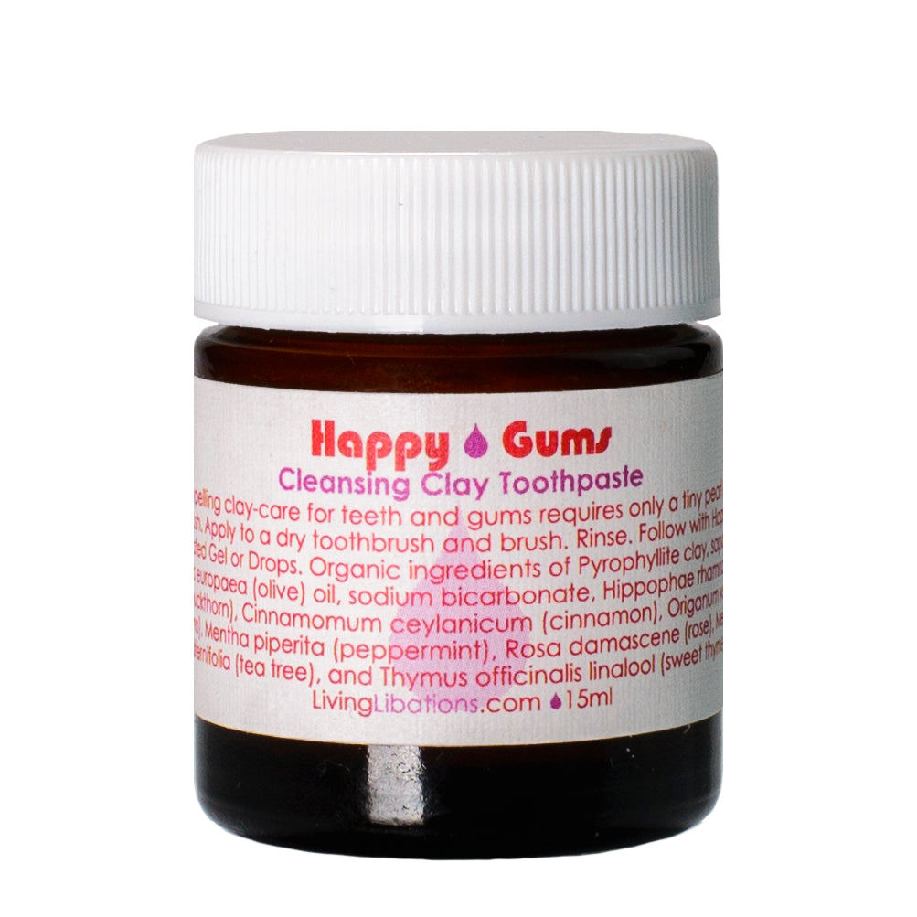 Happy Gums Cleansing Clay Toothpaste, 15 mL