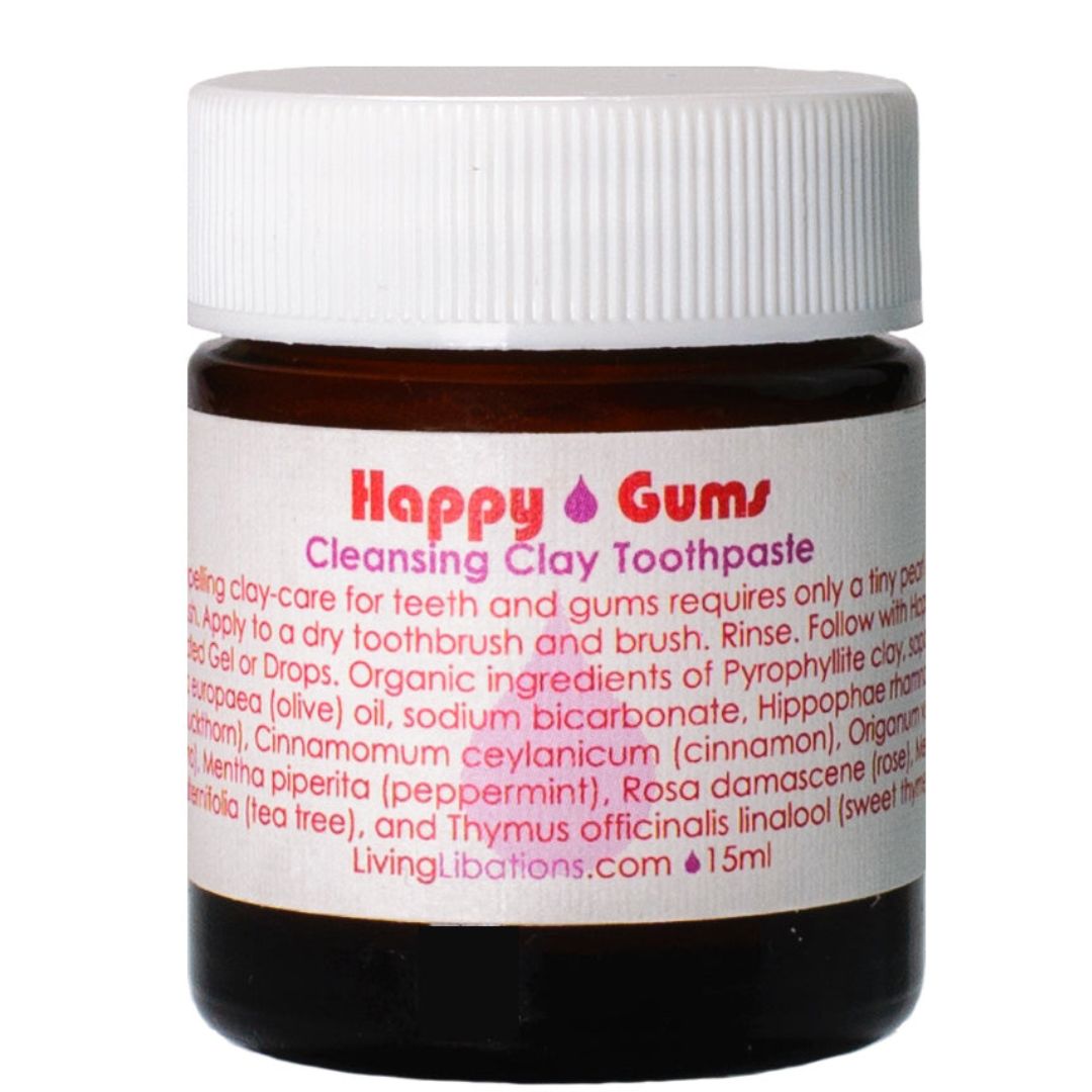 Happy Gums Cleansing Clay Toothpaste, 15 mL